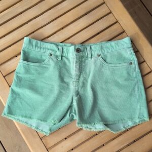 Carve Designs Green Cord Shorts
